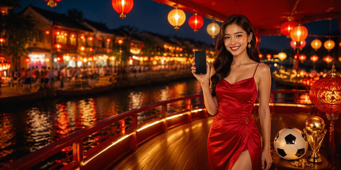 Người hâm mộ xem và cá cược bóng đá tại chợ đêm Hội An